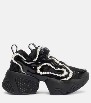 Noir Kei Ninomiya x Reebok embellished platform sneakers | Thumbnail 5
