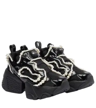 Noir Kei Ninomiya x Reebok embellished platform sneakers | Thumbnail 1