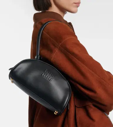 Miu Miu Beau Small leather bowling bag | Thumbnail 7