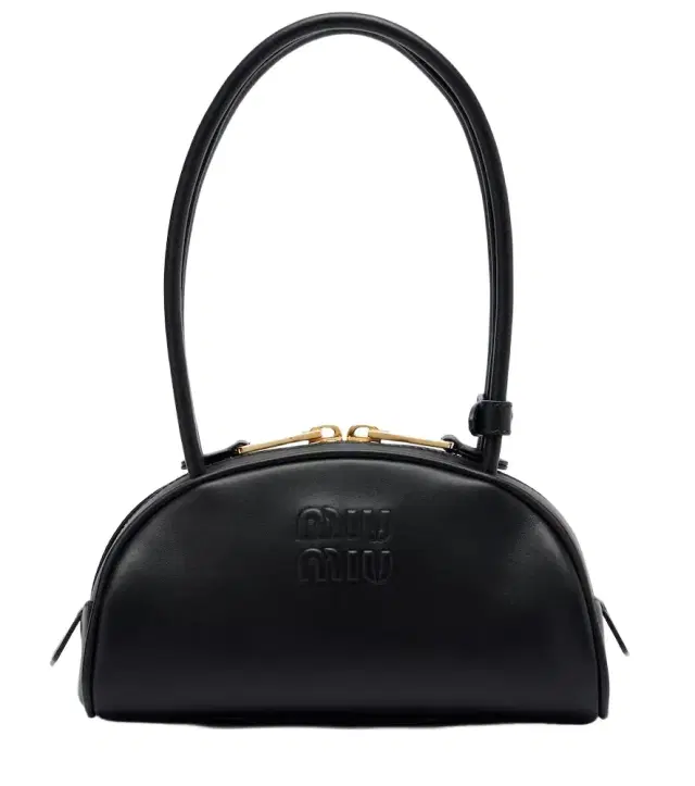 Miu Miu Beau Small leather bowling bag