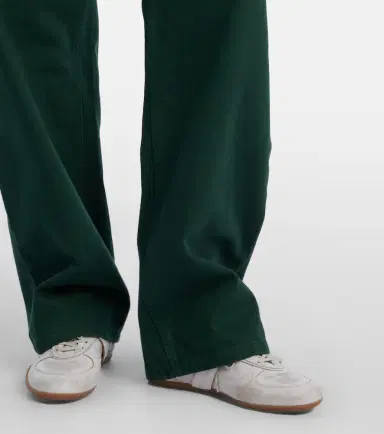 Miu Miu Cotton gabardine straight pants | Thumbnail 6 Miu Miu Cotton gabardine straight pants | Thumbnail 6