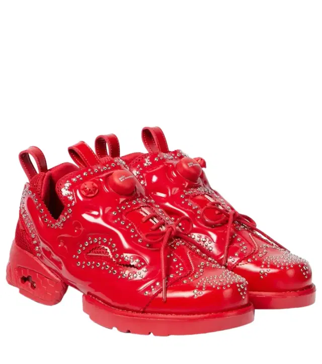 Noir Kei Ninomiya x Reebok studded brogue sneakers