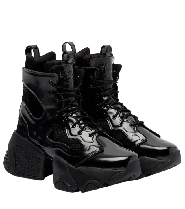Noir Kei Ninomiya x Reebok cutout platform ankle boots