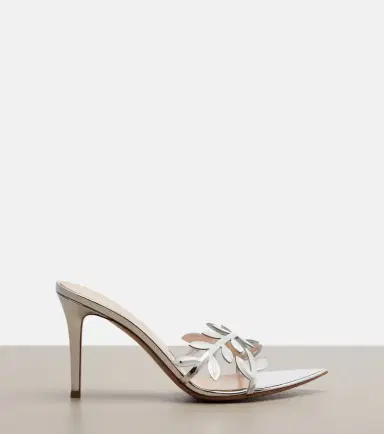 Gianvito Rossi Flavia metallic leather mules | Thumbnail 2