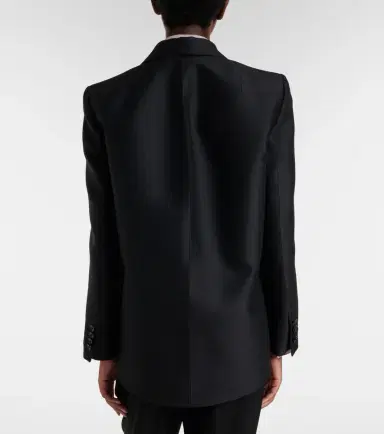 Balenciaga Wool and silk blazer | Thumbnail 7 Balenciaga Wool and silk blazer | Thumbnail 7