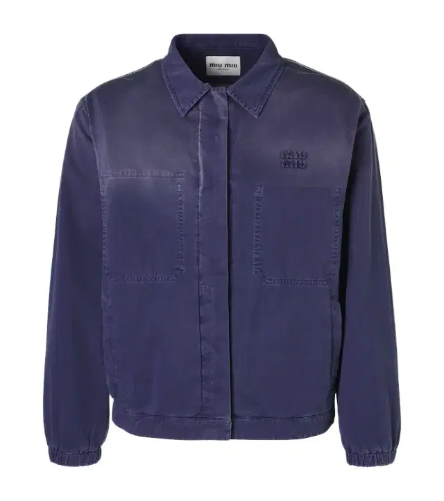 Cotton twill overshirt