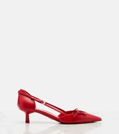 Prada Bow-detail leather pumps | Thumbnail 2