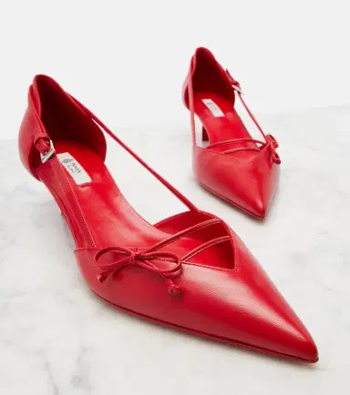 Prada Bow-detail leather pumps | Thumbnail 3