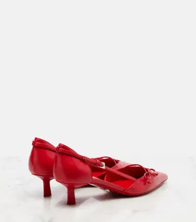 Prada Bow-detail leather pumps | Thumbnail 4