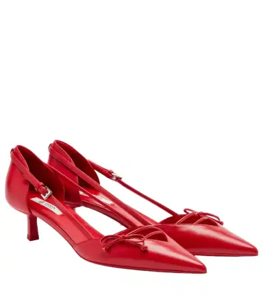Prada Bow-detail leather pumps | Thumbnail 1