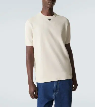 Prada Logo cotton T-shirt | Thumbnail 4