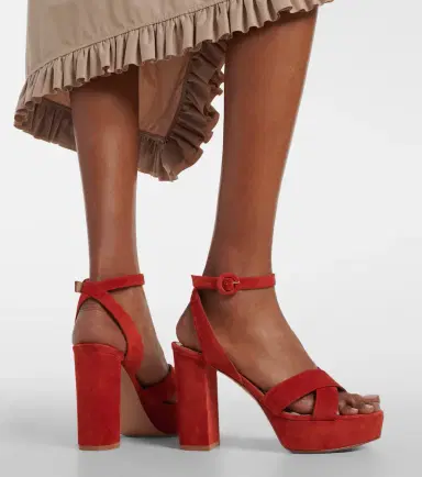Gianvito Rossi Sabrina suede platform sandals | Thumbnail 6 Gianvito Rossi Sabrina suede platform sandals | Thumbnail 6
