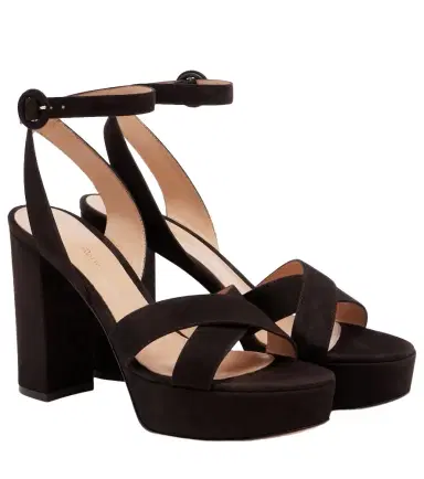 Gianvito Rossi Sabrina suede platform sandals | Thumbnail 1 Gianvito Rossi Sabrina suede platform sandals | Thumbnail 1