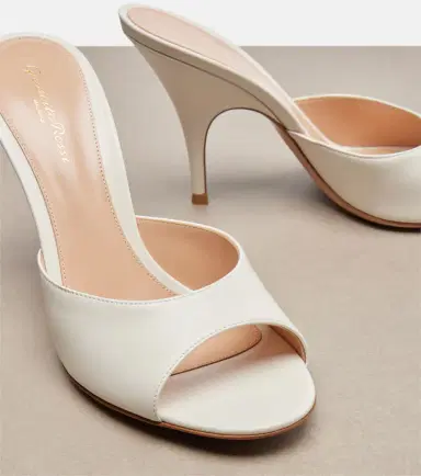 Gianvito Rossi Sofia leather mules | Thumbnail 3 Gianvito Rossi Sofia leather mules | Thumbnail 3