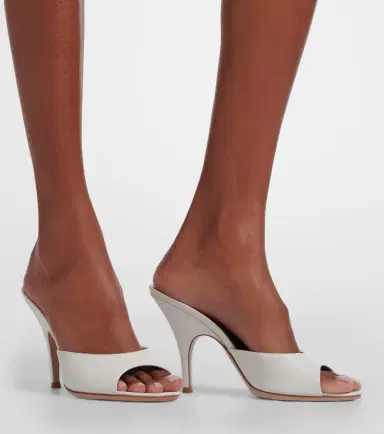 Gianvito Rossi Sofia leather mules | Thumbnail 6 Gianvito Rossi Sofia leather mules | Thumbnail 6