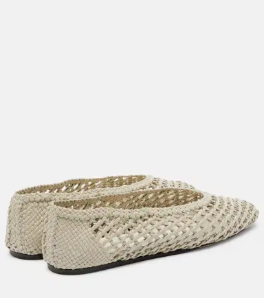 Le Monde Béryl Le Monde Béryl Regency woven leather ballet flats | Thumbnail 2