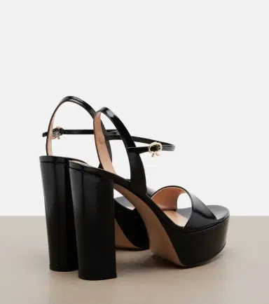 Gianvito Rossi Marlena leather platform sandals | Thumbnail 2