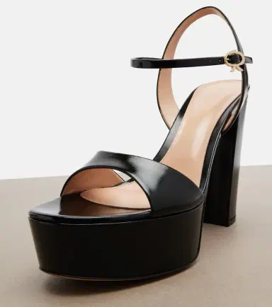 Gianvito Rossi Marlena leather platform sandals | Thumbnail 4