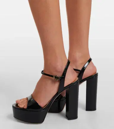 Gianvito Rossi Marlena leather platform sandals | Thumbnail 6