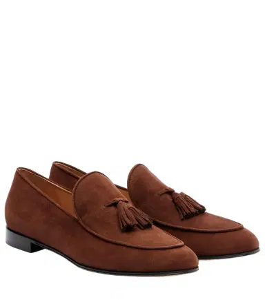 Gianvito Rossi Tasseled suede loafers | Thumbnail 1 Gianvito Rossi Tasseled suede loafers | Thumbnail 1