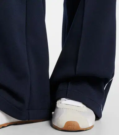 Miu Miu Plume suede-trimmed sneakers | Thumbnail 5