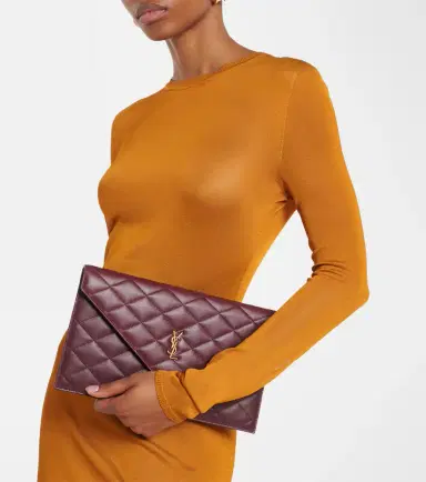 Saint Laurent Cassandre quilted leather pouch | Thumbnail 5