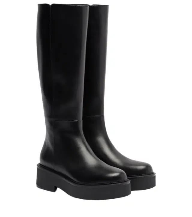 Gianvito Rossi Hiro leather mid-calf boots