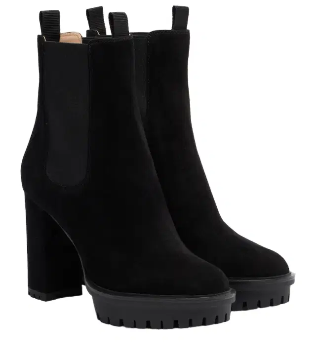 Barry suede platform ankle boots