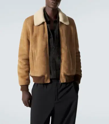 Saint Laurent Shearling-lined suede jacket | Thumbnail 4 Saint Laurent Shearling-lined suede jacket | Thumbnail 4