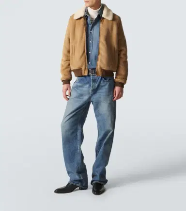 Saint Laurent Shearling-lined suede jacket | Thumbnail 5 Saint Laurent Shearling-lined suede jacket | Thumbnail 5