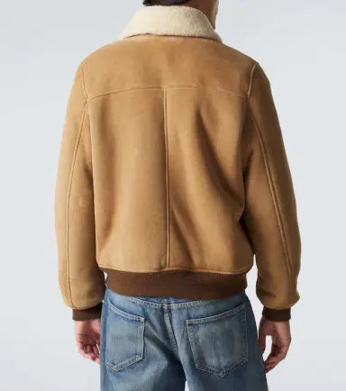 Saint Laurent Shearling-lined suede jacket | Thumbnail 6 Saint Laurent Shearling-lined suede jacket | Thumbnail 6