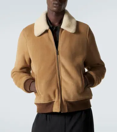 Saint Laurent Shearling-lined suede jacket | Thumbnail 8 Saint Laurent Shearling-lined suede jacket | Thumbnail 8