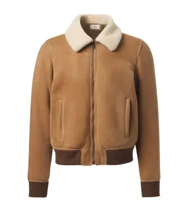 Saint Laurent Shearling-lined suede jacket | Thumbnail 1 Saint Laurent Shearling-lined suede jacket | Thumbnail 1