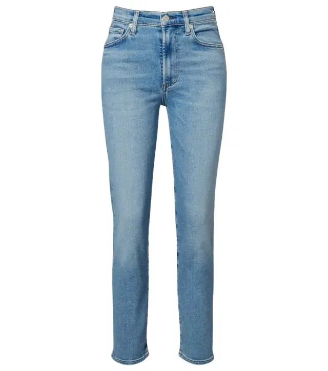 Caia high-rise straight jeans