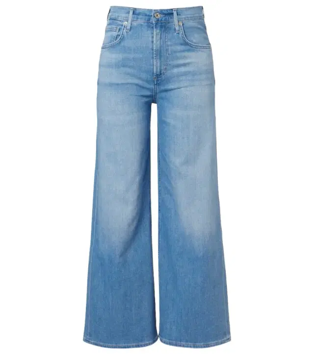 Lyra cropped wide-leg jeans