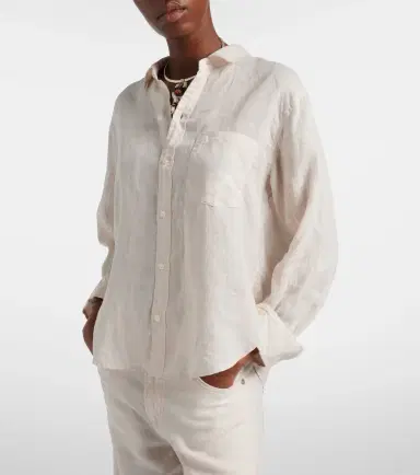 Citizens of Humanity Kayla Shrunken linen shirt | Thumbnail 6 Citizens of Humanity Kayla Shrunken linen shirt | Thumbnail 6