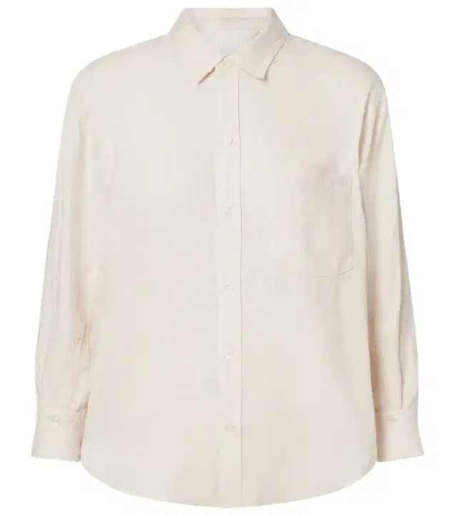 Kayla Shrunken linen shirt