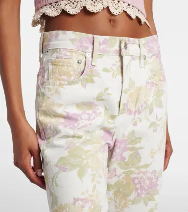 Citizens of Humanity Kimberly '70s floral flared jeans | Thumbnail 2