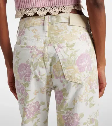 Citizens of Humanity Kimberly '70s floral flared jeans | Thumbnail 3