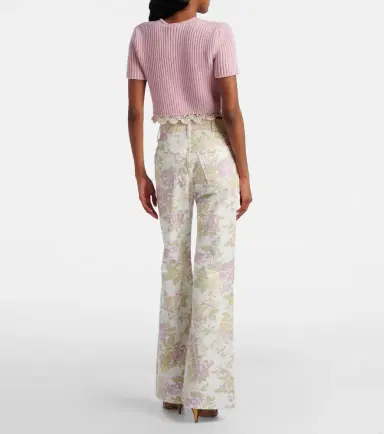 Citizens of Humanity Kimberly '70s floral flared jeans | Thumbnail 6