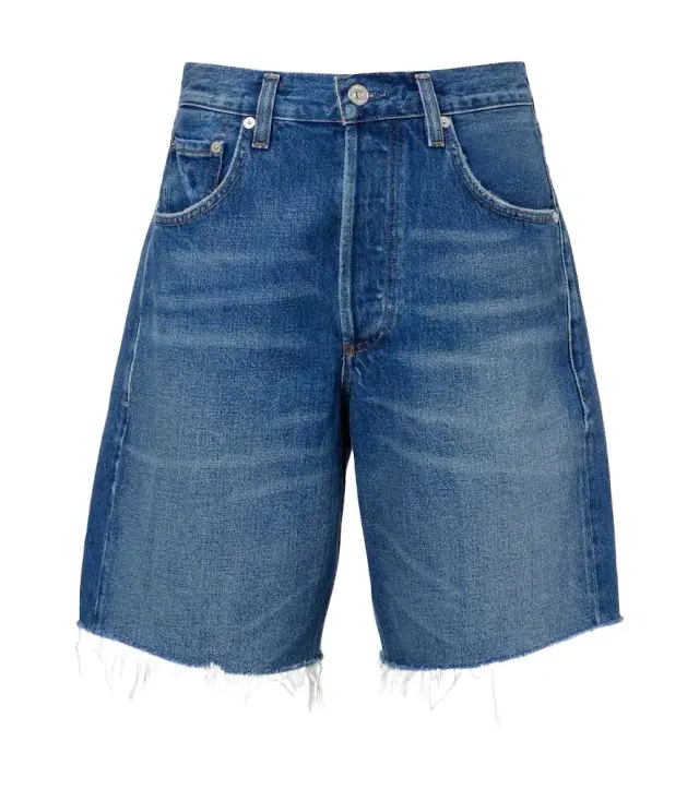 Ayla denim Bermuda shorts