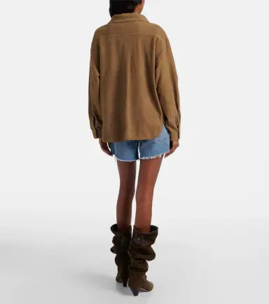 AGOLDE Parker Long distressed denim shorts | Thumbnail 3 AGOLDE Parker Long distressed denim shorts | Thumbnail 3