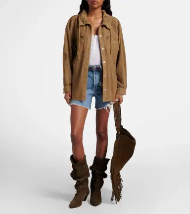 AGOLDE Parker Long distressed denim shorts | Thumbnail 5 AGOLDE Parker Long distressed denim shorts | Thumbnail 5
