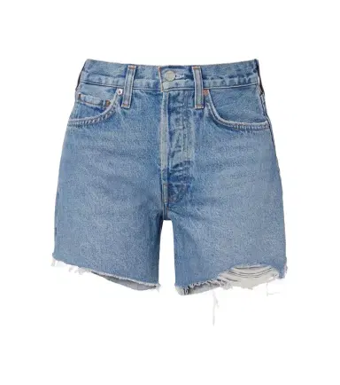 AGOLDE Parker Long distressed denim shorts | Thumbnail 1 AGOLDE Parker Long distressed denim shorts | Thumbnail 1