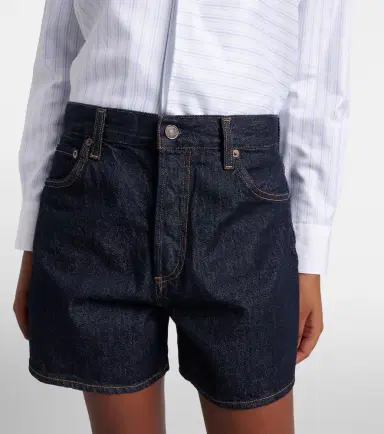 Agolde Leith denim shorts | Thumbnail 3