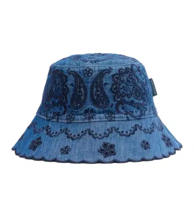 Zimmermann Embroidered denim bucket hat | Thumbnail 1