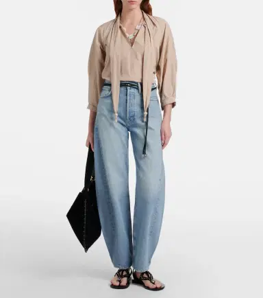 AGOLDE Luna faded barrel-leg jeans | Thumbnail 3