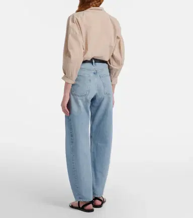 AGOLDE Luna faded barrel-leg jeans | Thumbnail 5