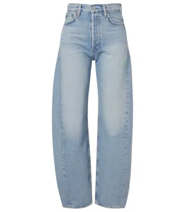 AGOLDE Luna faded barrel-leg jeans | Thumbnail 1