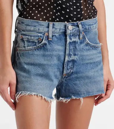 AGOLDE Parker denim shorts | Thumbnail 4
